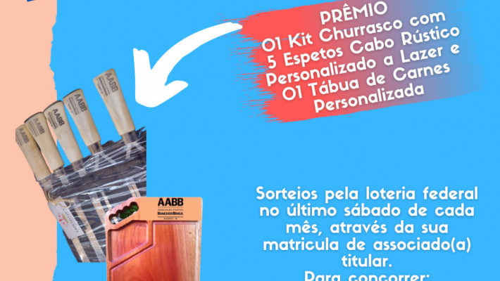 “AABB de Vantagens” Sorteada de Agosto