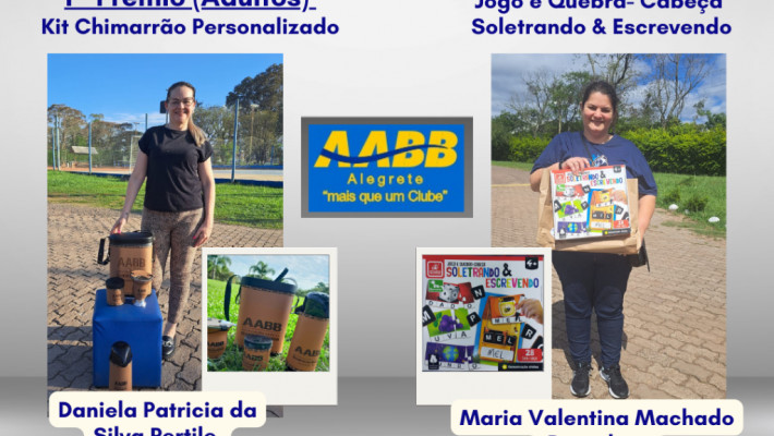 “AABB VANTAGENS” Sorteados Outubro