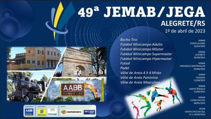 AABB Alegrete sediou a 49ª JEMAB