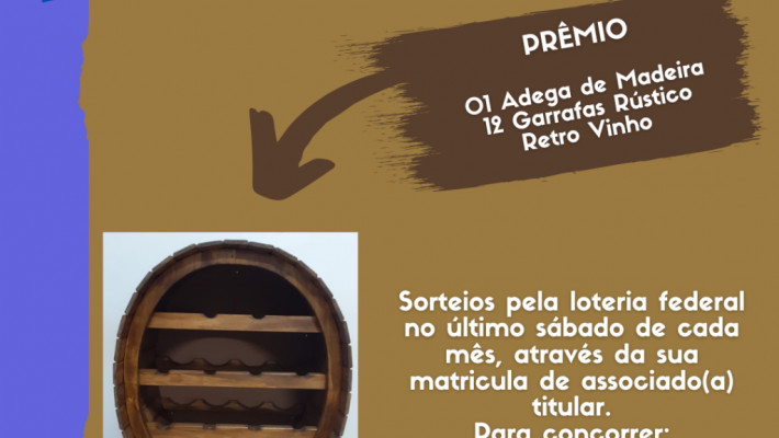 “AABB DE VANTAGENS” Sorteado de Julho