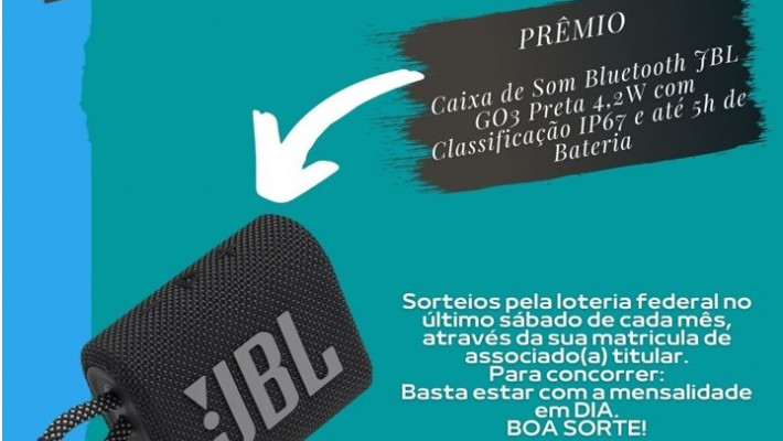 “AABB DE VANTAGENS” Sorteado de Março
