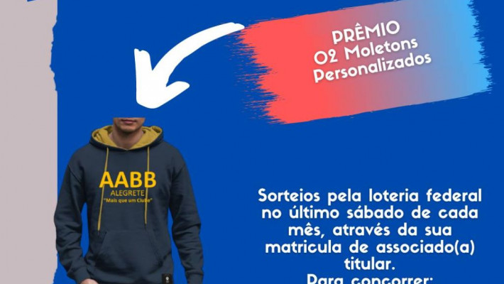 “AABB DE VANTAGENS” Sorteado de Setembro